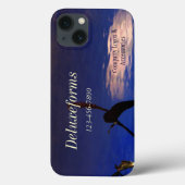 Wasserwolke Silhouette Case-Mate iPhone Hülle (Rückseite)