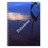 Wasserwolke Silhouette Notizblock (Vorderseite)