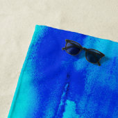 Wassery-Blues Flip-Flops-Shabbat Strandtuch (Beispiel)