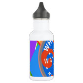 Wasserzähler Abstrakt New Orleans Trinkflasche (Links)