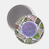 Wasserzählermagnet Magnet (Vorderseite/Rückseite)