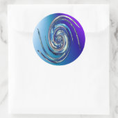 Wasserzange Runder Aufkleber (Tasche)