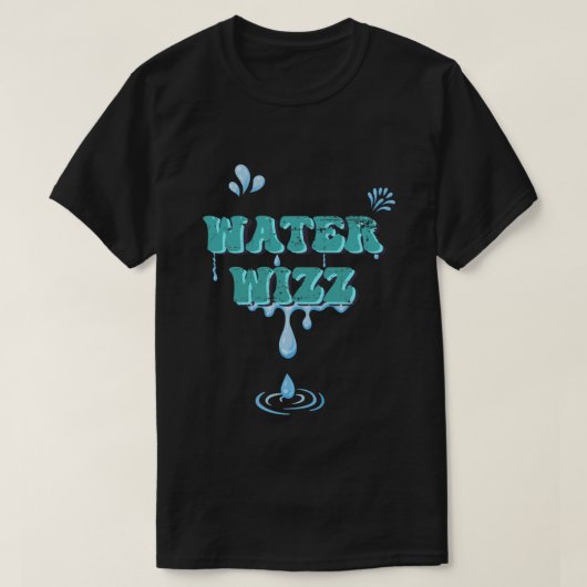 Wasserzauberer Funny Holidays Urlaub T-Shirt (Design vorne)