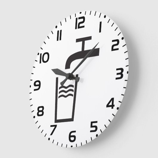 Wasserzeichen gestochen große wanduhr (Winkel)