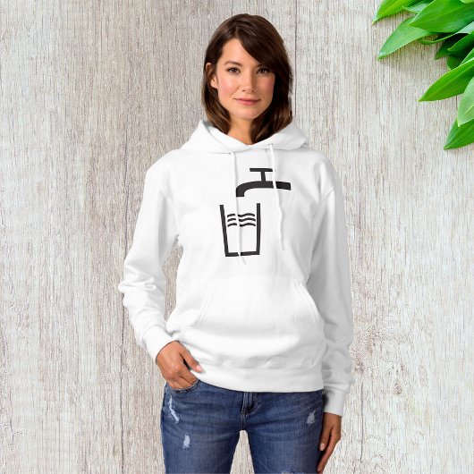 Wasserzeichen gestochen hoodie