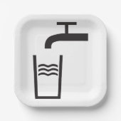 Wasserzeichen gestochen pappteller (Vorderseite)