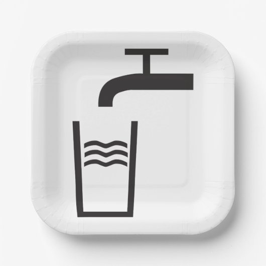 Wasserzeichen gestochen pappteller (Vorderseite)