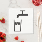 Wasserzeichen gestochen serviette (Beispiel)