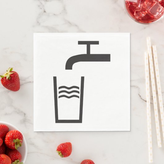 Wasserzeichen gestochen serviette (Beispiel)