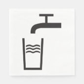 Wasserzeichen gestochen serviette (Vorderseite)