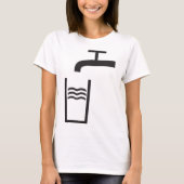 Wasserzeichen gestochen T-Shirt (Vorderseite)