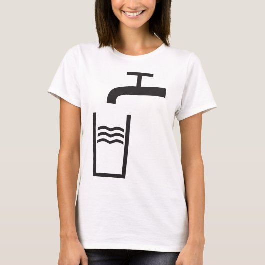 Wasserzeichen gestochen T-Shirt (Vorderseite)