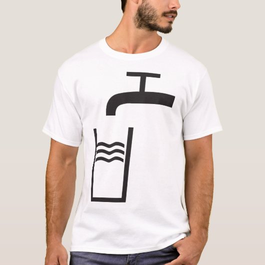 Wasserzeichen gestochen T-Shirt (Vorderseite)