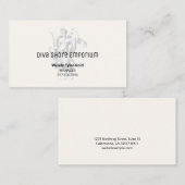 Wasserzeichen Goddess Luna Visitenkarte (Vorne/Hinten)