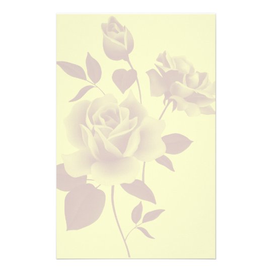 Wasserzeichen Rosen Papierbriefpapier Briefpapier Zazzle De