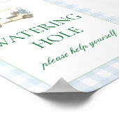 Wasserzeichen-Thema Poster (Ecke)