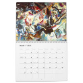 Wassily Kandinsky Abstrakt Art Kalender (Mär 2026)