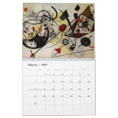 Wassily Kandinsky Abstrakt Art Kalender (Feb 2027)