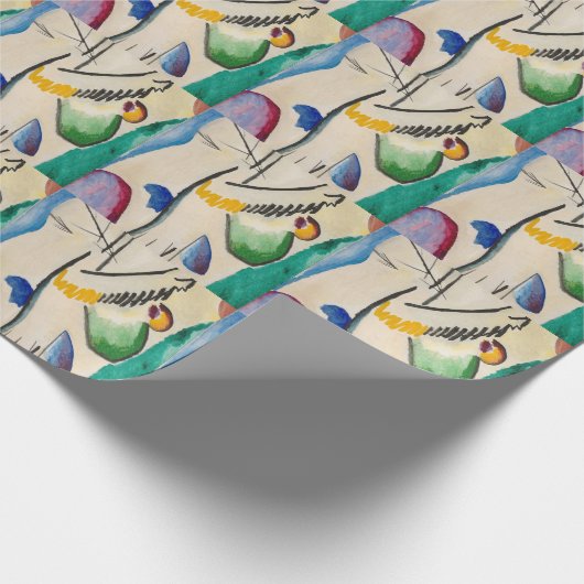 Wassily Kandinsky Abstrakt Artwork Geschenkpapier (Ecke)