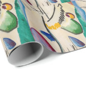 Wassily Kandinsky Abstrakt Artwork Geschenkpapier (Rolleneckpunkt)