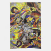 Wassily Kandinsky Abstrakt Artwork Geschirrtuch (Vertikal)