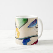 Wassily Kandinsky Abstrakt Artwork Kaffeetasse (VorderseiteRechts)
