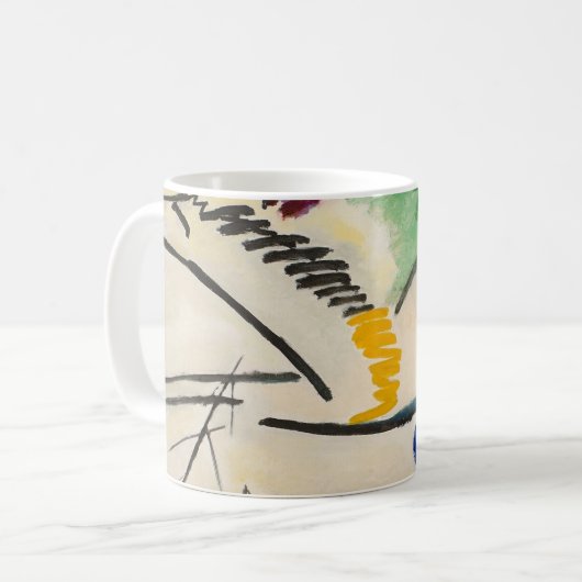 Wassily Kandinsky Abstrakt Artwork Kaffeetasse (Vorderseite Links)