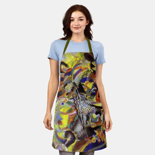 Wassily Kandinsky Abstrakt Artwork Schürze (Getragen)