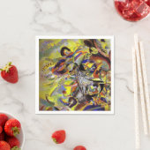Wassily Kandinsky Abstrakt Artwork Serviette (Beispiel)