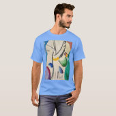 Wassily Kandinsky Abstrakt Artwork T-Shirt (Vorne ganz)