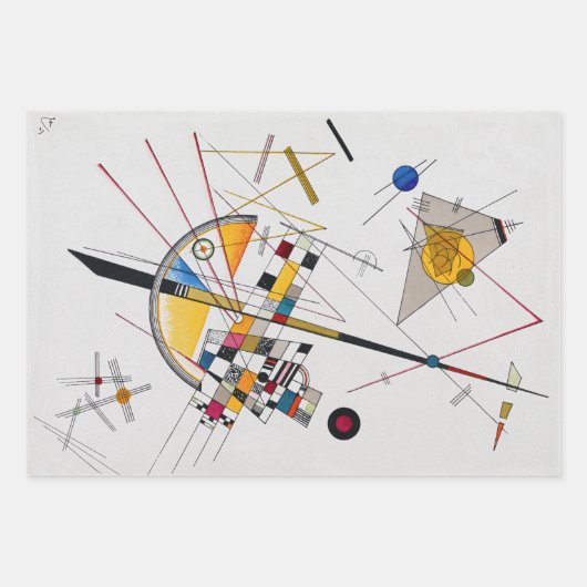Wassily Kandinsky, Abstrakt Geschenkpapier Set (Vorderseite)