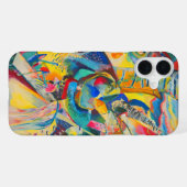 Wassily Kandinsky Abstrakt iPhone Hülle (Rückseite (Horizontal))