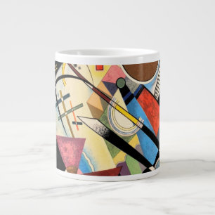 Wassily Kandinsky Accompagnement en noir Jumbo-Tasse