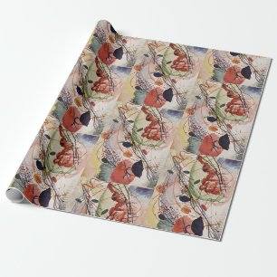 Wassily Kandinsky Aquarell-Druck Abstrakte Malerei Geschenkpapier