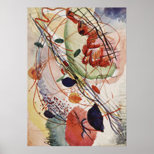 Wassily Kandinsky Aquarell-Druck Abstrakte Malerei Poster