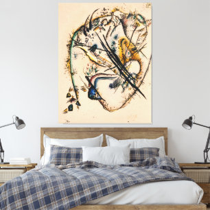 Wassily Kandinsky - Aquarell mit sieben Schlägen Leinwanddruck