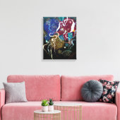 Wassily Kandinsky - Bewegung Eine Abstrakte Kunst Leinwanddruck (Insitu (Wohnzimmer))