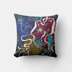Wassily Kandinsky - Bewegung Eins Abstrakt Kunst Kissen