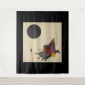 Wassily Kandinsky, Black Relationship, 1924 Wandteppich (Vorderseite)