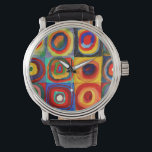 Wassily Kandinsky Circles Armbanduhr<br><div class="desc">Painters</div>