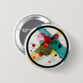 Wassily Kandinsky Circles Button (Vorne & Hinten)