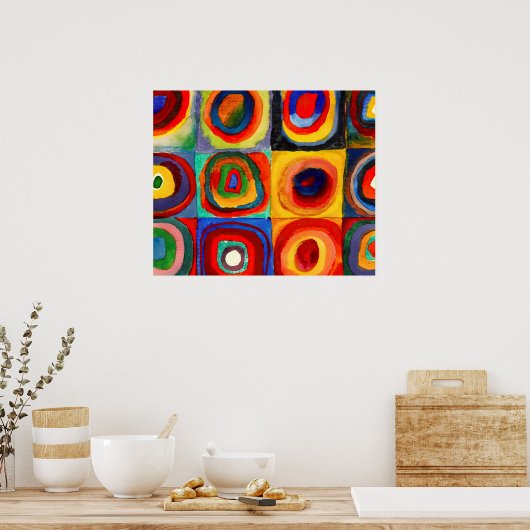 Wassily Kandinsky Circles Poster (Küche)