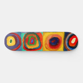 Wassily Kandinsky Circles Skateboard (Horizontal)