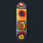 Wassily Kandinsky Circles Skateboard<br><div class="desc">berühmte Maler aller Zeiten</div>