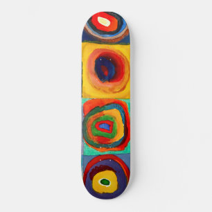 Wassily Kandinsky Circles Skateboard