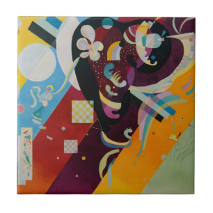 Wassily Kandinsky Composition 9 Abstrakte Malerei Fliese