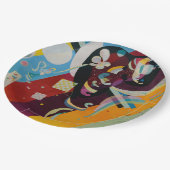 Wassily Kandinsky Composition 9 Abstrakte Malerei Pappteller (Schrägansicht)
