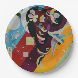 Wassily Kandinsky Composition 9 Abstrakte Malerei Pappteller