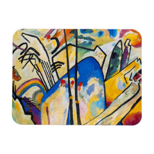 Wassily Kandinsky Composition Four - Abstract Art Magnet