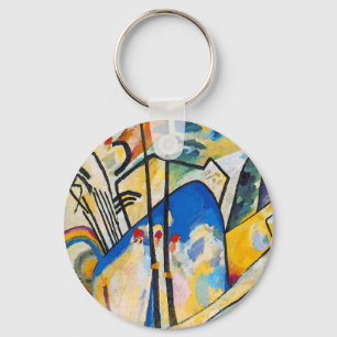 Wassily Kandinsky Composition Vier - Abstrakte Kun Schlüsselanhänger